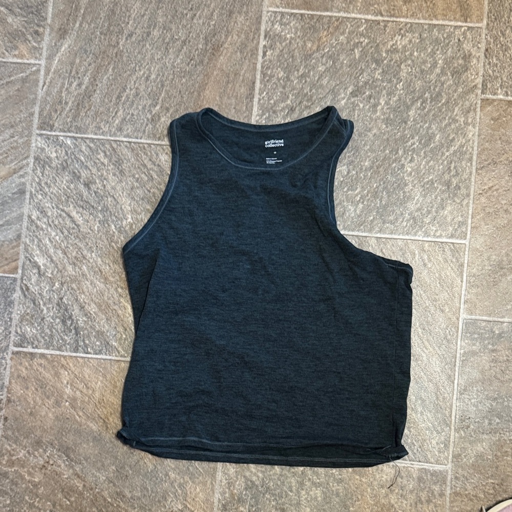 Girlfriend Collective Dark Gray Tank Top